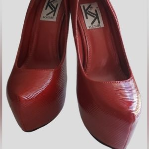 KISS KOUTURE Red Fierce Pumps